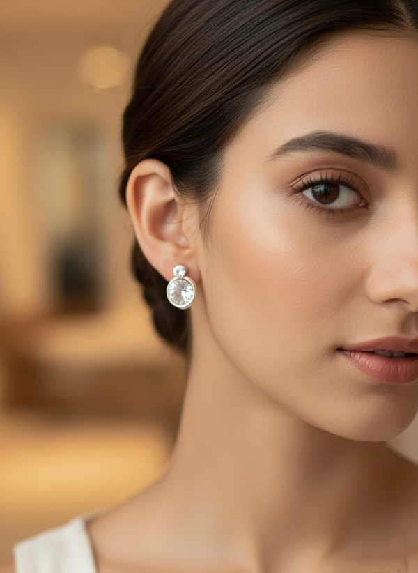 Elegant Crystal Drop Earrings